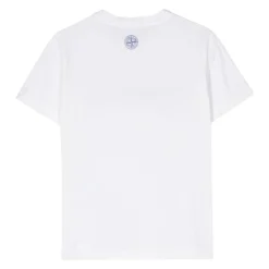 T-shirt van katoen met logoprint