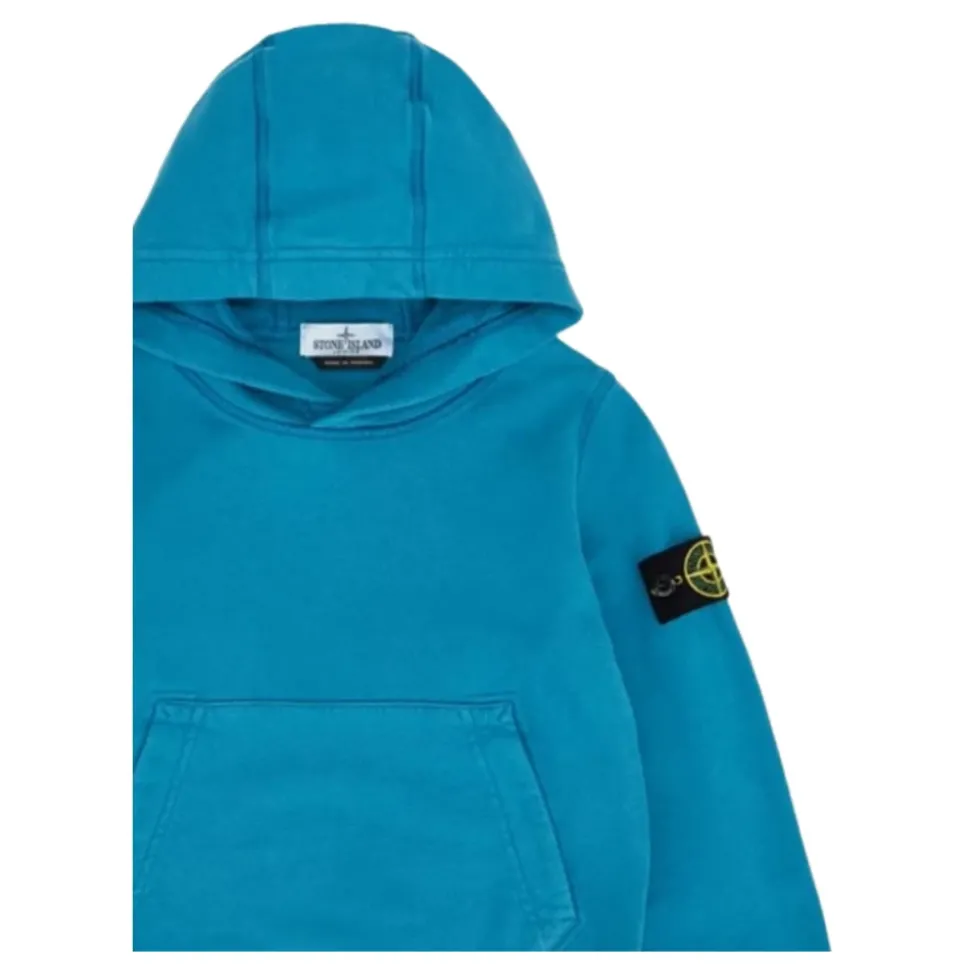 Turquoise Junior Sweatshirt met Capuchon