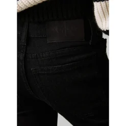 Uitlopende Jeans voor Meisjes in Zwart Katoen