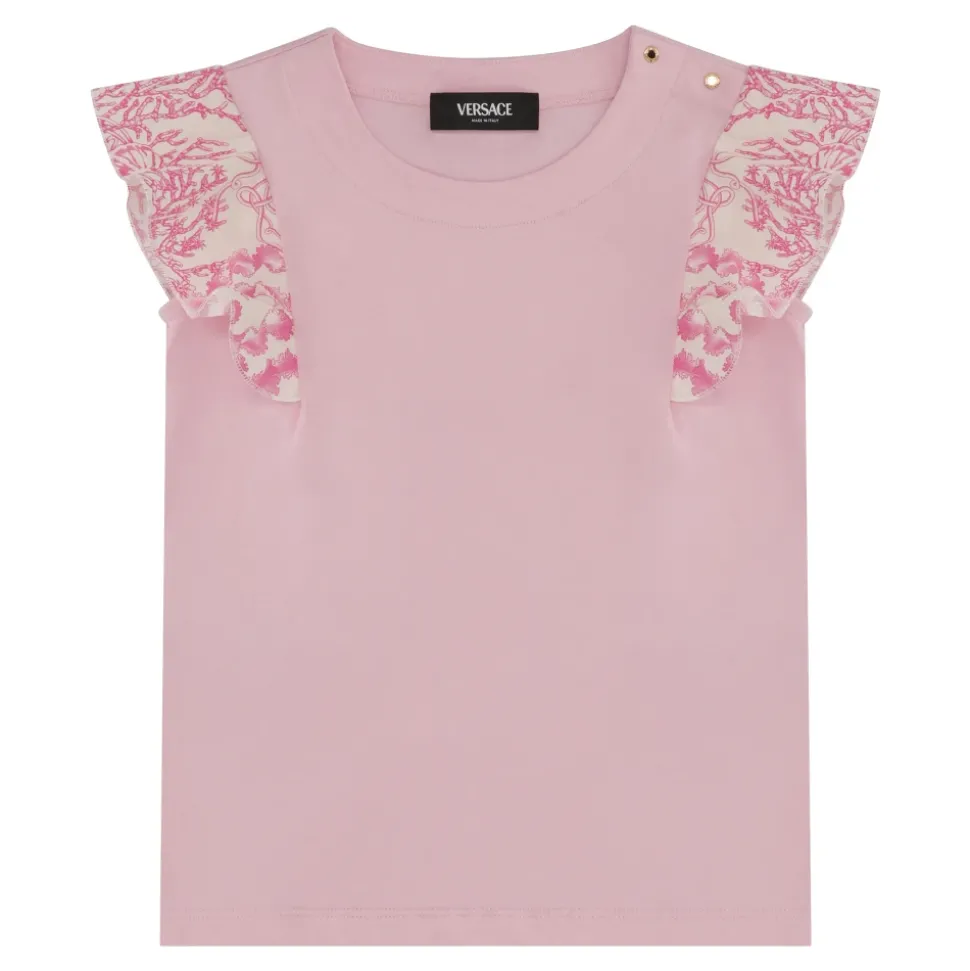 Underwater Barocco Ruffled T-Shirt