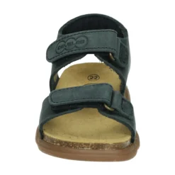 Verstelbare Blauwe Sandaal met Rubberen Zool