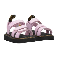 Verstelbare leren sandalen met klittenbandsluiting