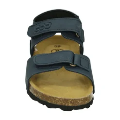 Verstelbare Sandaal Blauwe Rubberen Zool