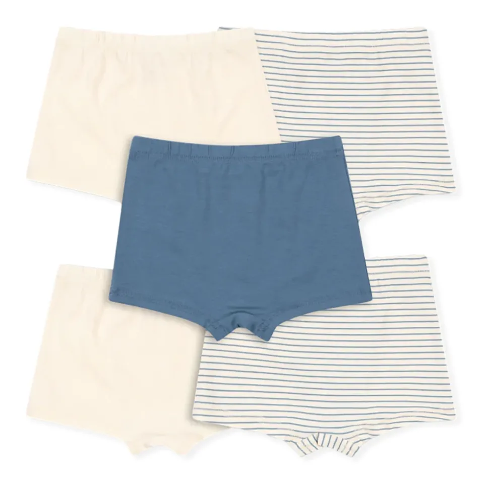 Vijf-pack katoenen boxershorts