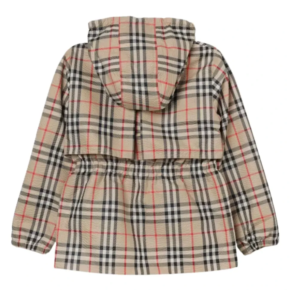 Vintage Check Beige Kinderjas