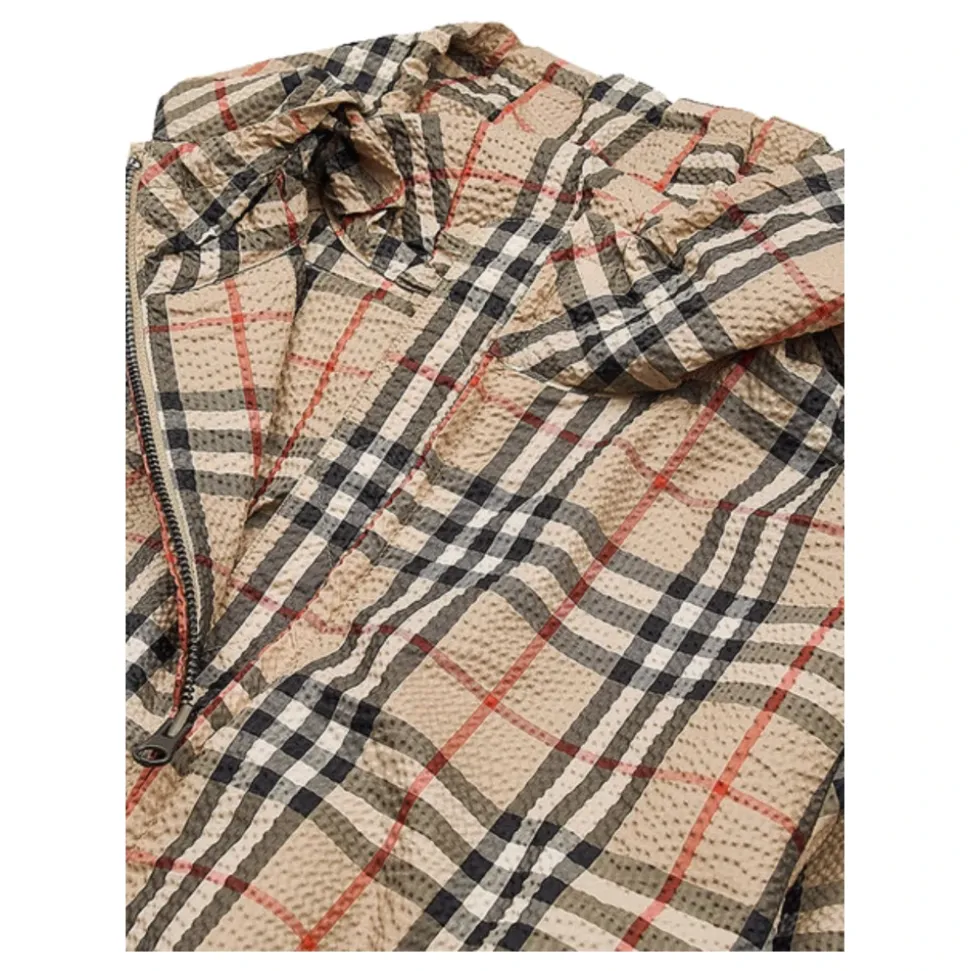 Vintage Check Beige Kinderjas