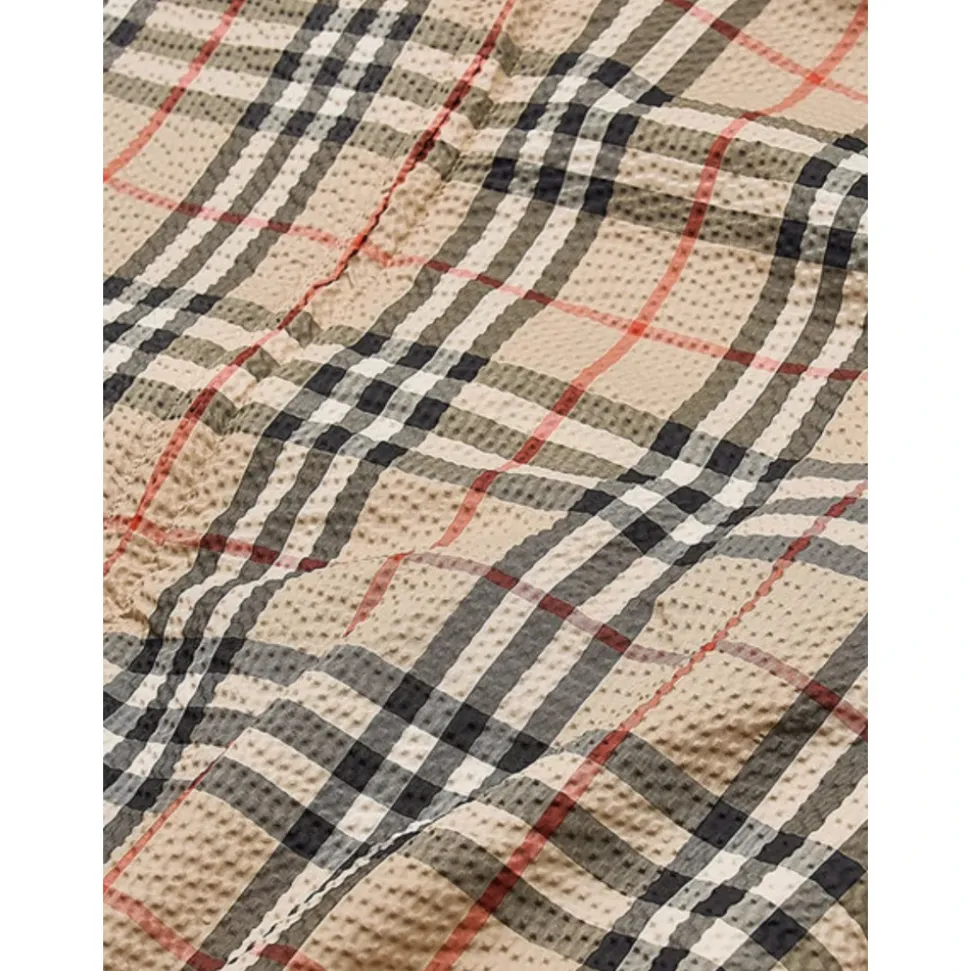 Vintage Check Beige Kinderjas