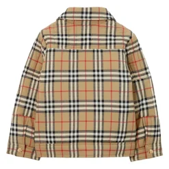 Vintage Check Gewatteerde Jas