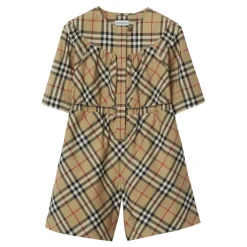 Vintage Check Katoenen Jumpsuit