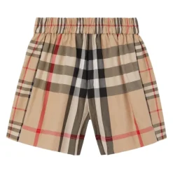 Vintage Check Patchwork Shorts