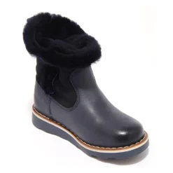 Vintage Eco Fur Boot Shoe U3504DL