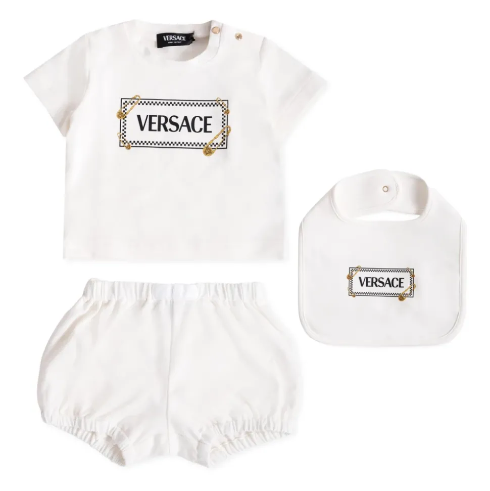 Vintage Logo Ivoor Katoenen Pak