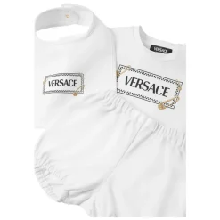 Vintage Logo Ivoor Katoenen Pak