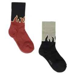 Vlamontwerp Zwart Katoenen Sokkenset