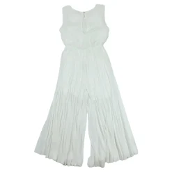 Volledig Geplooide Jumpsuit Jurk