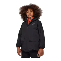 Waterdichte jas met vaste capuchon en ritssluiting