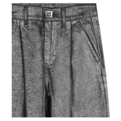 Wijde Pijp Metallic Katoenen Jeans