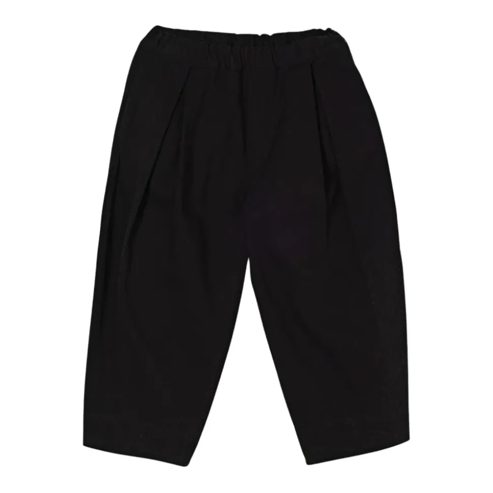 Wijde Pijpen Geplooide Broek