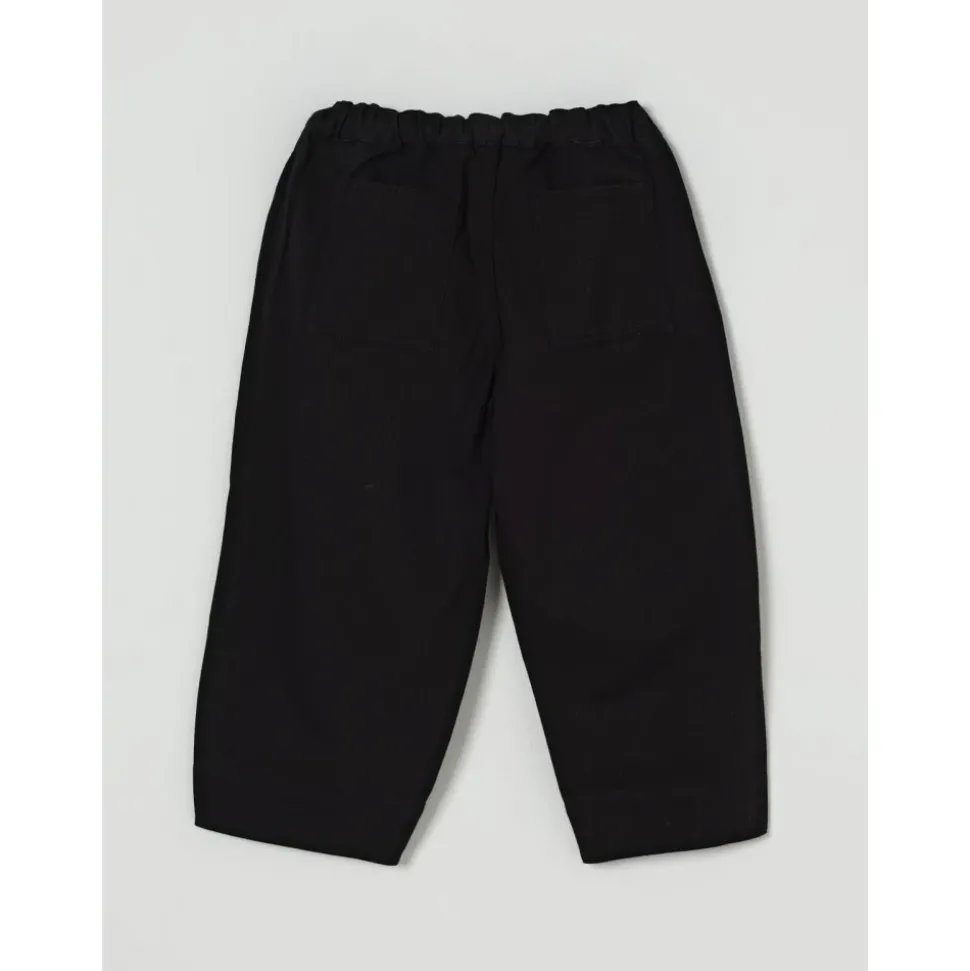 Wijde Pijpen Geplooide Broek