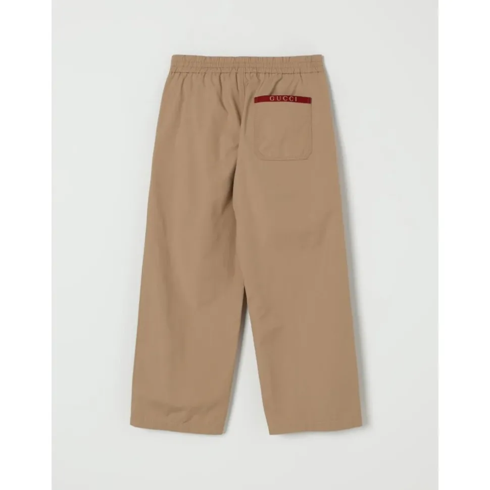 Wijde Pijpen Geplooide Broek