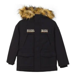 Winterjas voor jongens met capuchon