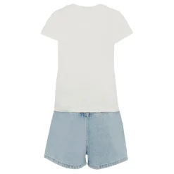 Wit Bloemen Sportset