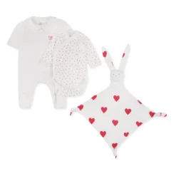 Wit Katoenen Babygrow Romper Bodysuit Set