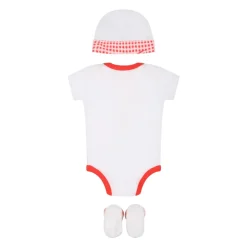 Wit Katoenmix Bodysuit Sets