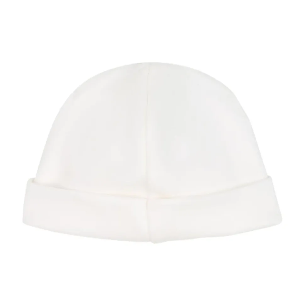 Wit Pyjama Set met Slabbetjes en Hoed