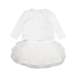 Wit Tweedelig Pak Jersey