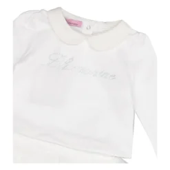 Wit Tweedelig Pak Jersey