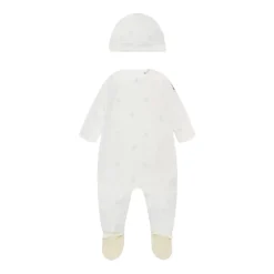 Witte Baby Romper met Muts