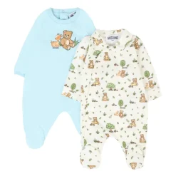 Witte Babygrow Set met Teddy Bear Print
