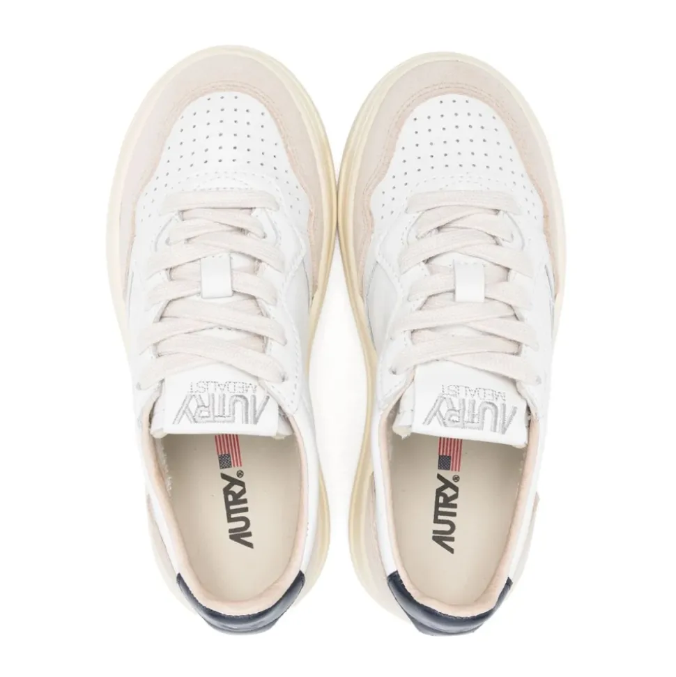 Witte Blauwe Sneakers voor Jongens