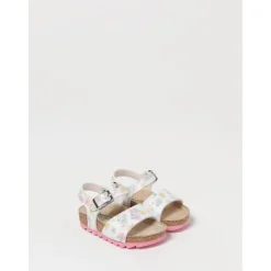 Witte Bloemen Kurk Sandalen voor Kinderen