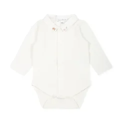 Witte Body met Lange Mouwen