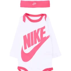 Witte Bodysuit Sets met Hoed en Sokken