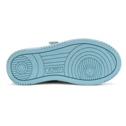 Witte gestreepte kindersneakers