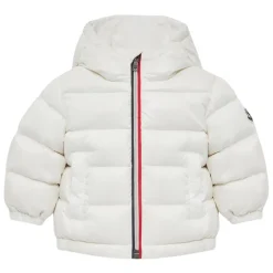 Witte Gewatteerde Jas voor Baby Jongens
