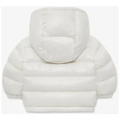 Witte Gewatteerde Jas voor Baby Jongens