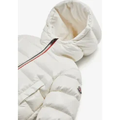 Witte Gewatteerde Jas voor Baby Jongens