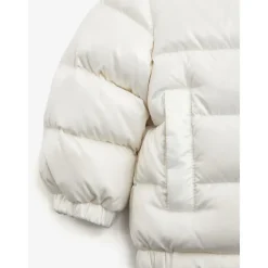 Witte Gewatteerde Jas voor Baby Jongens