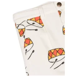 Witte Grafische Print Bermuda Shorts