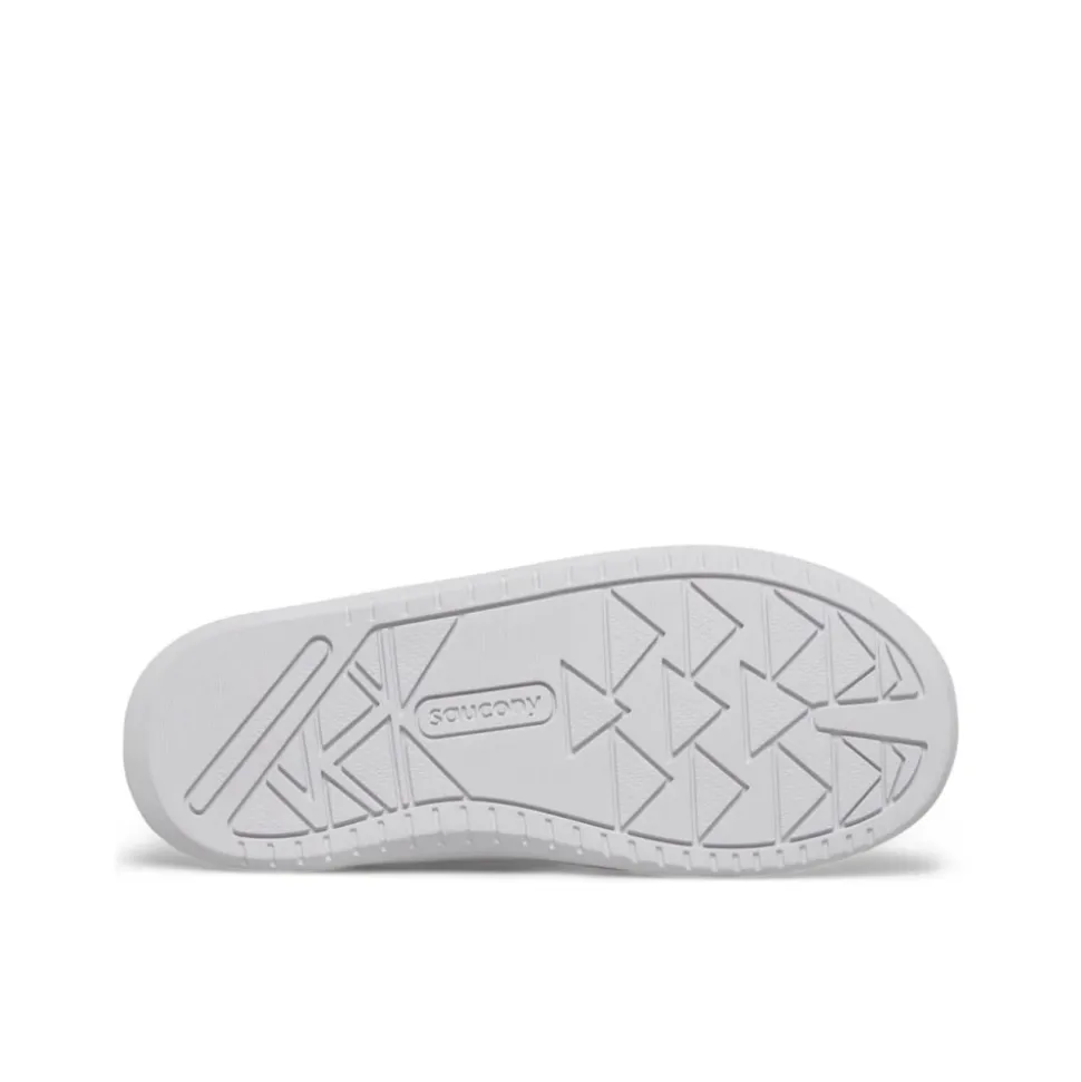 Witte Jazz Court Sneaker met Zwarte Details