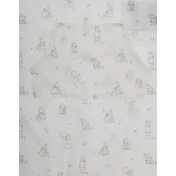 Witte Jurk met Logo Motief