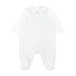 Witte Katoenen Babygrow Set Rompers