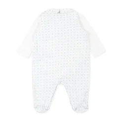 Witte Katoenen Babygrow Set Rompers