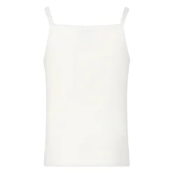 Witte katoenen hemdjes met rood logo