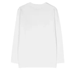 Witte kinder T-shirt met kompas motief