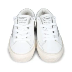 Witte Kindersneakers met Glitterdetails